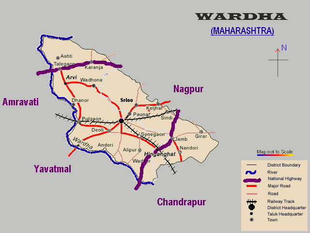 Wardha City Map !